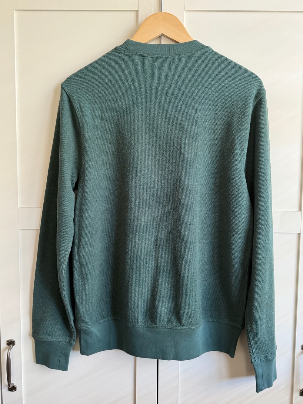 J.Crew Long-Sleeve Textured Sweater Tee in Graffiti Green Size Small - Picture 4 of 4